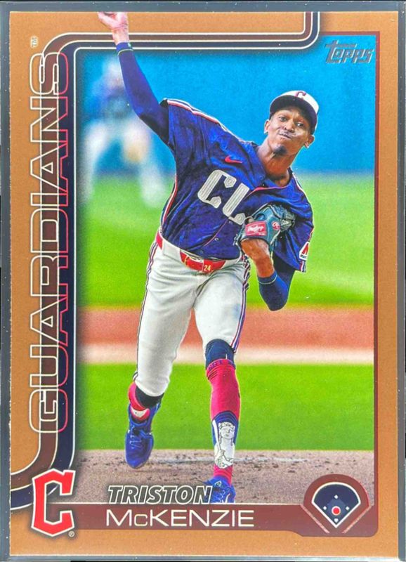 Triston McKenzie 2025 Topps #645 Gold /2025 RAW