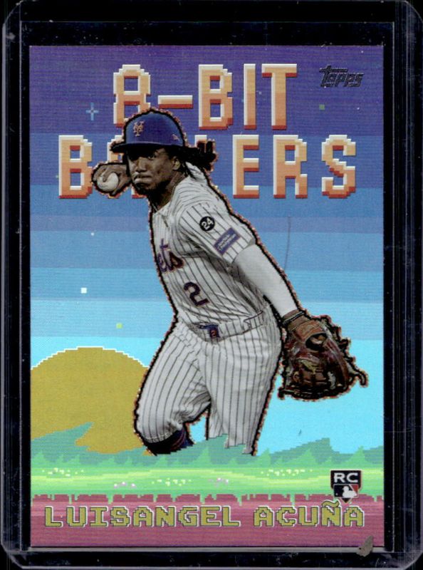Luisangel Acuna 2025 Topps #8B-23 8 Bit Ballers - Gold /50 Rookie RAW