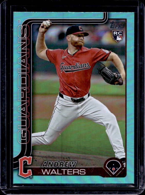 2025 Topps #637 Aqua Rainbow Foilboard