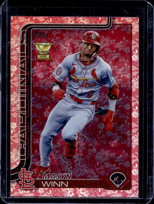 Masyn Winn 2025 Topps #22 Holiday Flowers /50 RAW