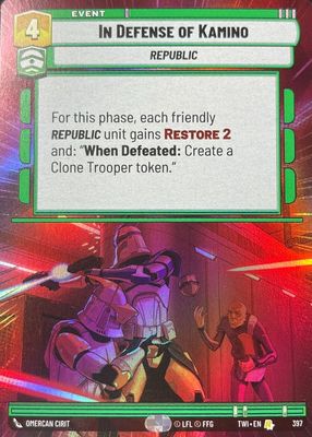 2024 Twilight of the Republic #397 Hyperspace Foil