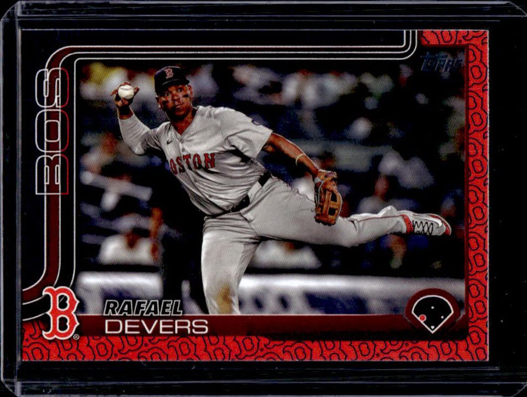 Rafael Devers 2025 Topps #285 Team Color RAW