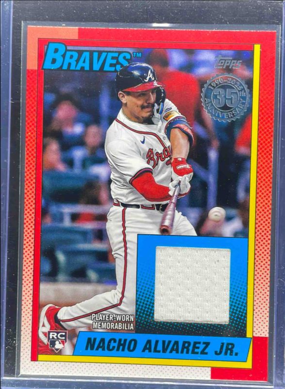 Nacho Alvarez Jr. 2025 Topps #90R2-NA 1990 Baseball Relics (Series Two) Rookie RAW