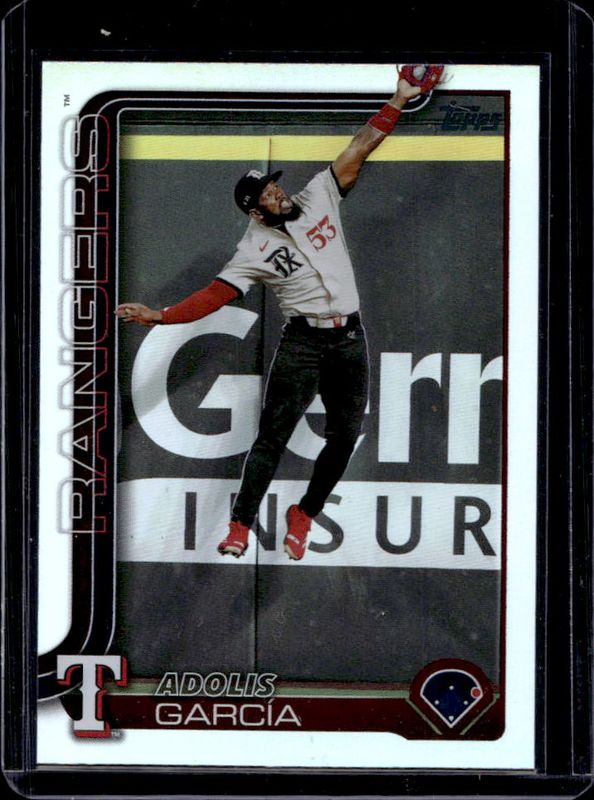 Adolis Garcia 2025 Topps #247 Rainbow Foil RAW