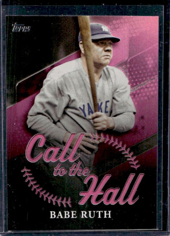 Babe Ruth 2025 Topps #CTH-14 Call to the Hall - Pink Foil RAW