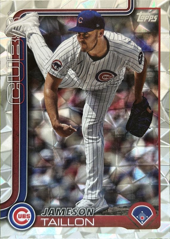 Jameson Taillon 2025 Topps #134 Diamante Foil RAW