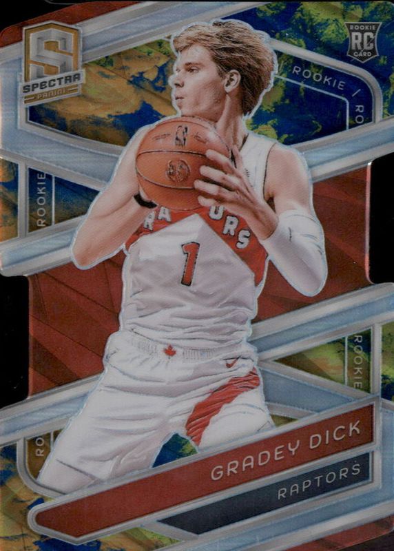 Gradey Dick 2023 Spectra #153 Universal Die-Cut /8 Rookie PSA 10