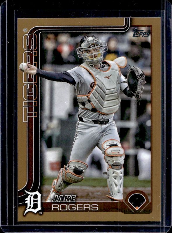 Jake Rogers 2025 Topps #55 Gold /2025 RAW