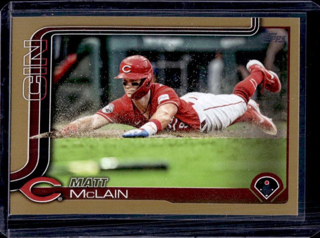 Matt McLain 2025 Topps #647 Gold /2025 RAW