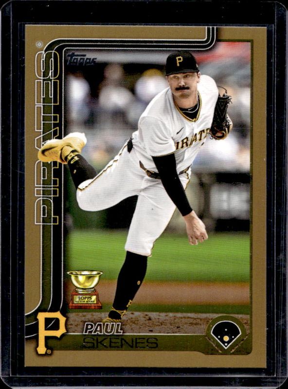 Paul Skenes 2025 Topps #98 Gold /2025 RAW