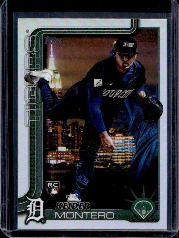 Keider Montero 2025 Topps #665 FF NYC Big Apple Variation Rookie RAW