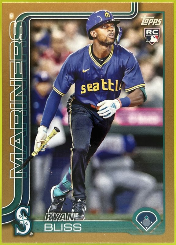 Ryan Bliss 2025 Topps #251 Gold /2025 Rookie RAW