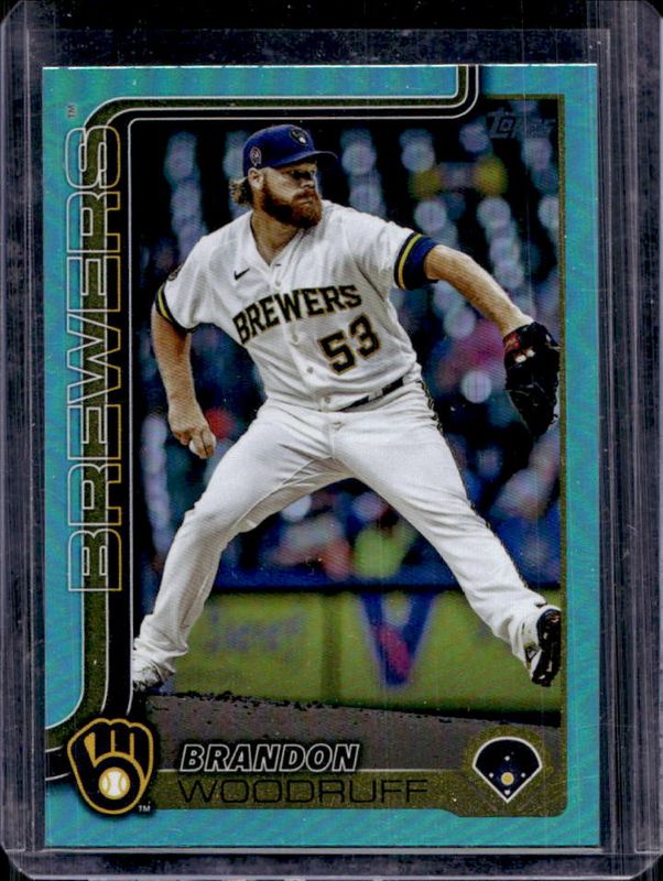 2025 Topps #620 Aqua Rainbow Foilboard