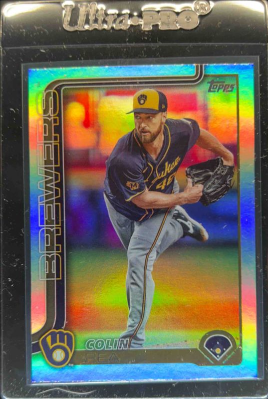 Colin Rea 2025 Topps #75 Aqua Rainbow Foilboard RAW
