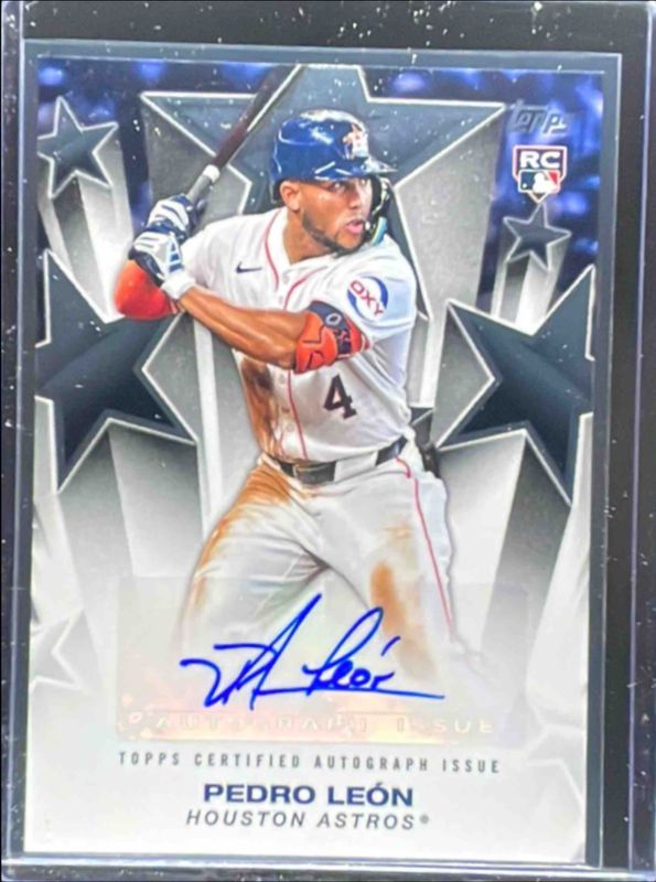 Pedro Leon 2025 Topps #BSA2-PL Baseball Stars Autographs (Series 2) Rookie RAW