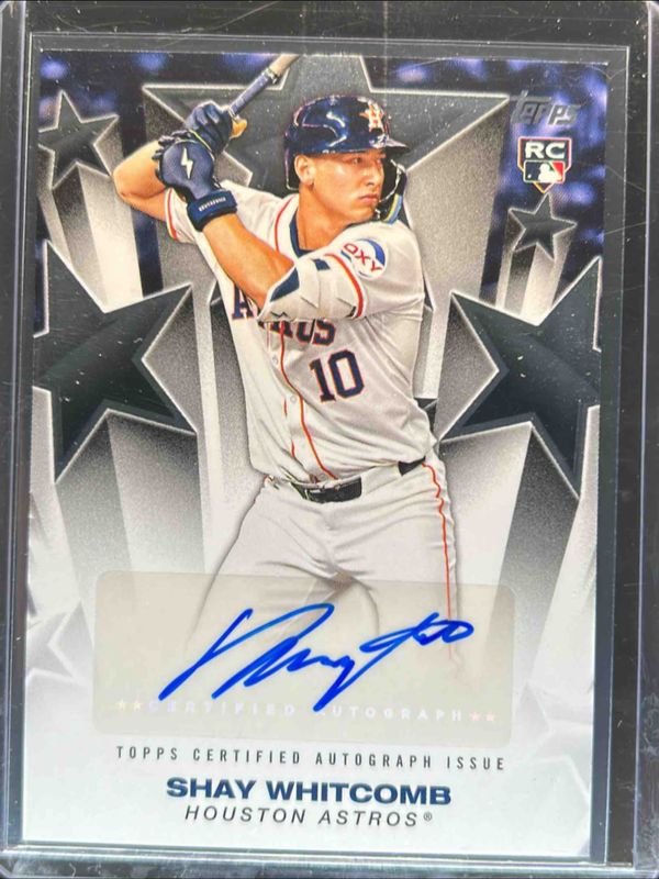 Shay Whitcomb 2025 Topps #BSA2-SW Baseball Stars Autographs (Series 2) Rookie RAW