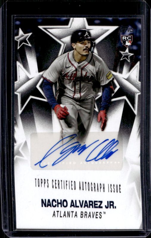 Nacho Alvarez Jr. 2025 Topps #BSA-NA Baseball Stars Autographs (Series 2) Rookie RAW