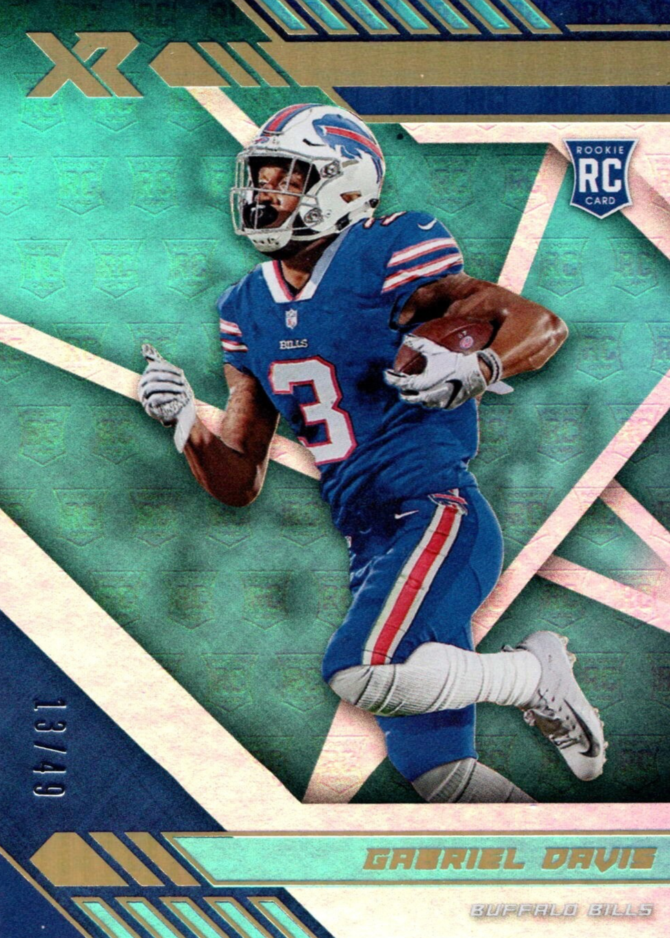 Gabriel Davis 2020 XR #141 Teal /49 Price Guide - Sports Card Investor