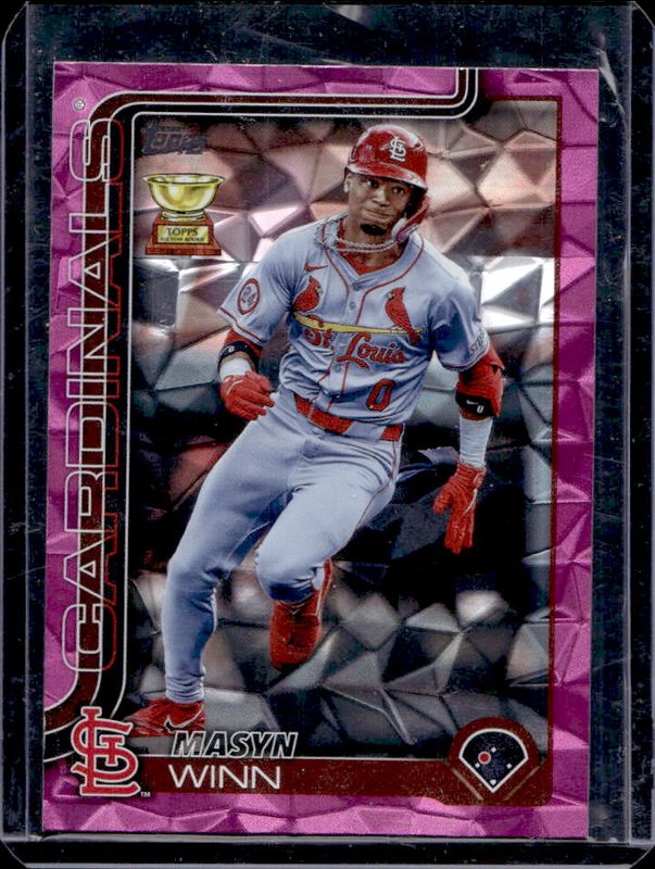 Masyn Winn 2025 Topps #22 Pink Diamante Foil RAW