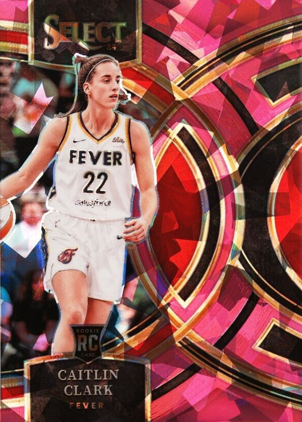 Caitlin Clark 2024 Select WNBA #151 Premier Level Pink Ice Price