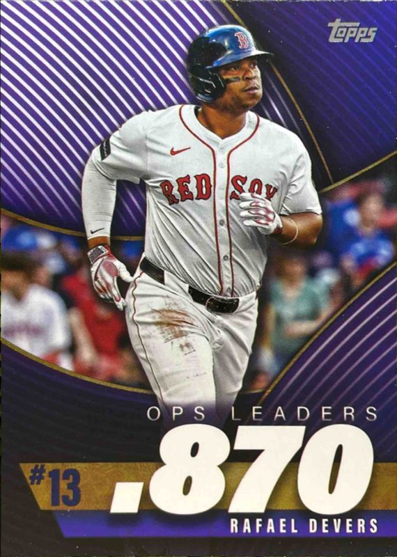 Rafael Devers 2025 Topps #OPS-13 OPS Best RAW