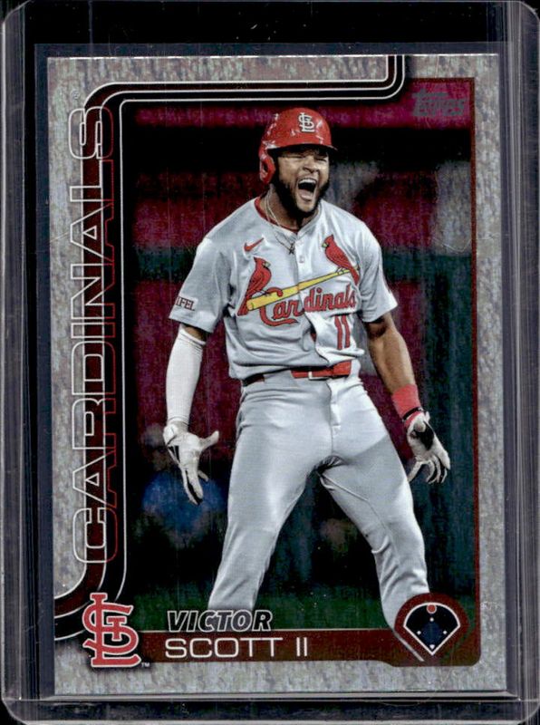 Victor Scott II 2025 Topps #551 Holo Foil RAW