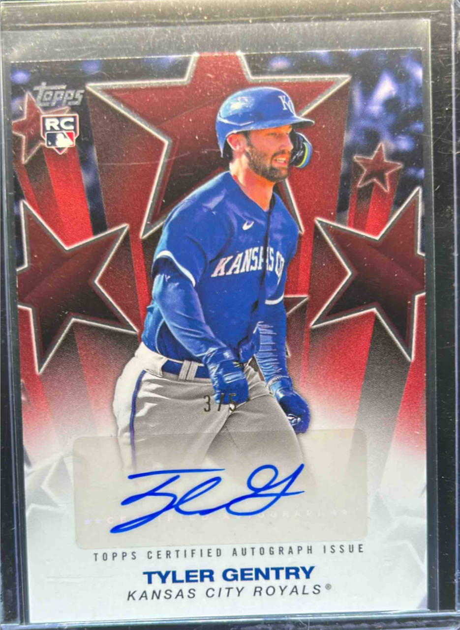 Tyler Gentry 2025 Topps #BSA2-TGE Baseball Stars Autographs (Series 2 ...