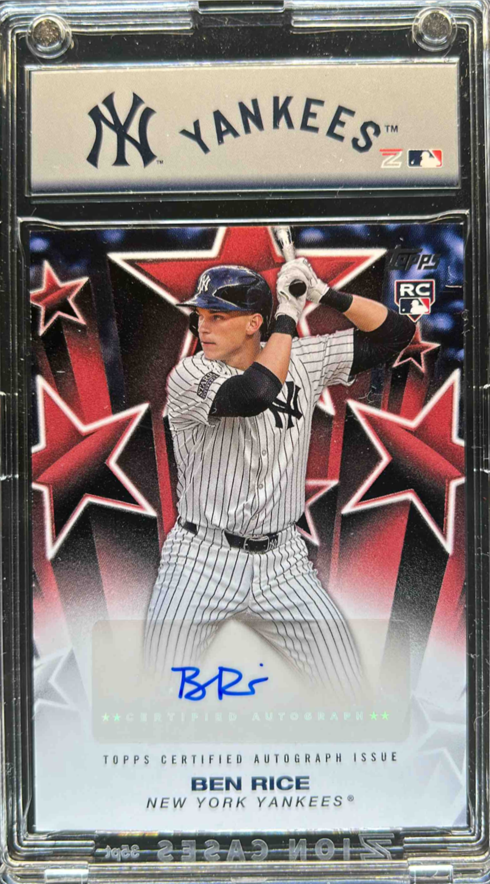 Ben Rice 2025 Topps #BSA-BR Baseball Stars Autographs (Series 2) - Red ...