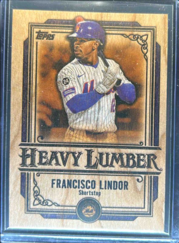 Francisco Lindor 2025 Topps #HL-34 Heavy Lumber /500 RAW