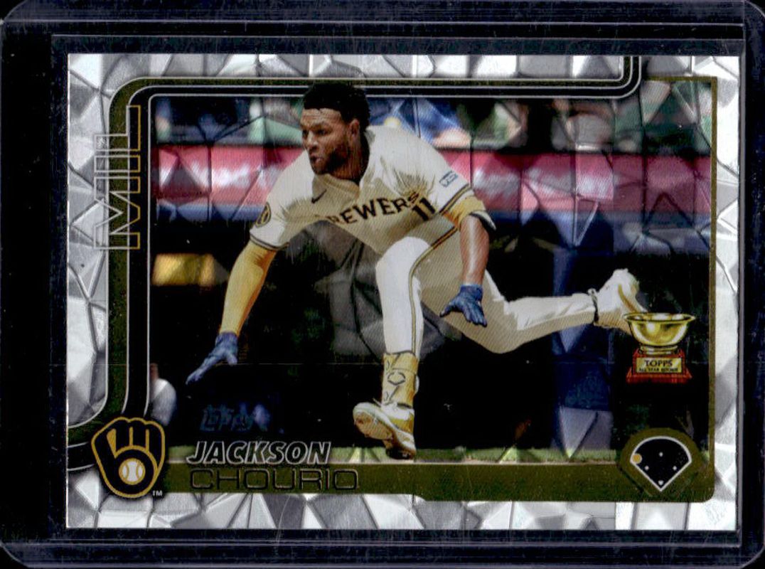 Jackson Chourio 2025 Topps #376 Diamante Foil RAW