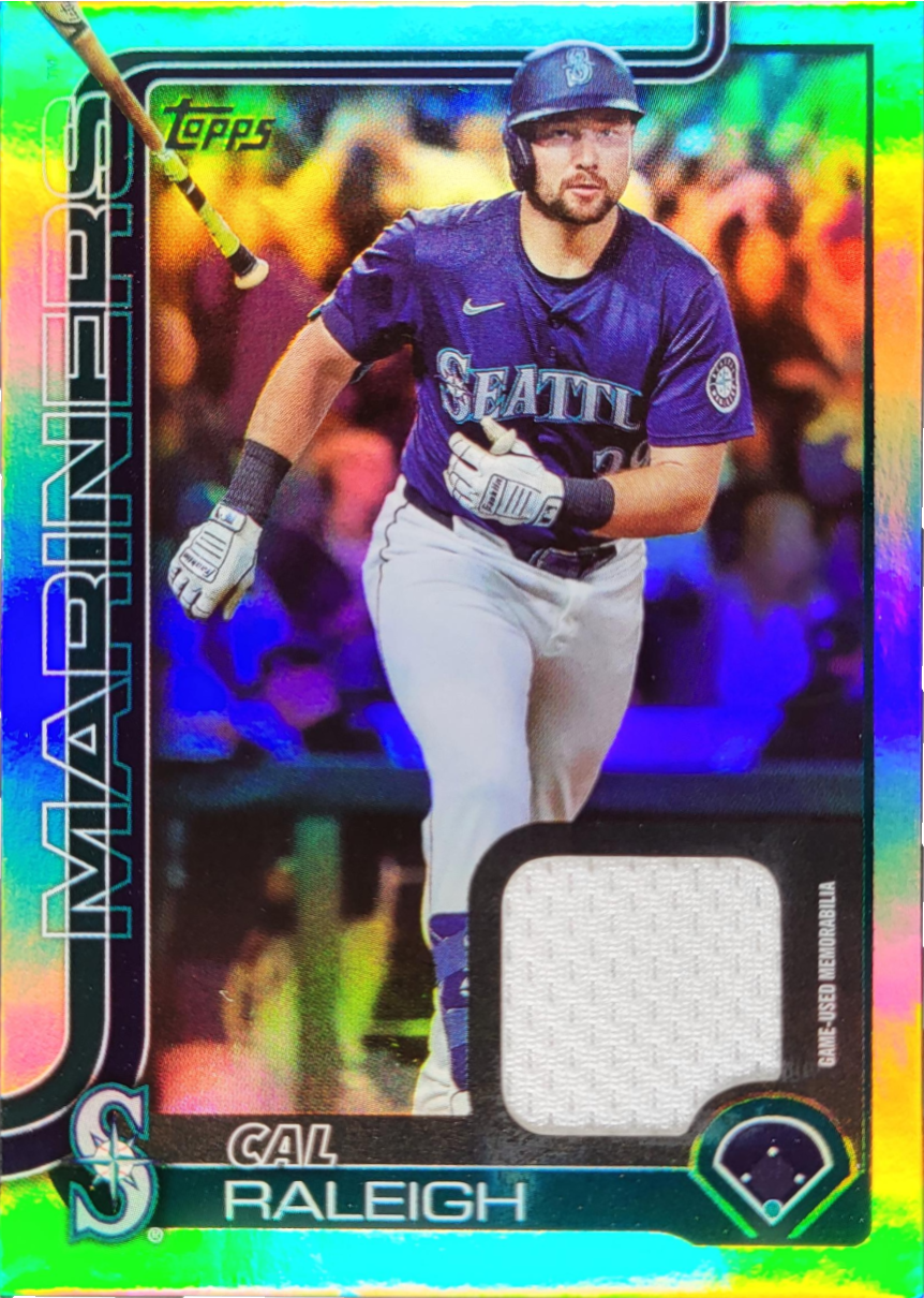 Cal Raleigh 2025 Topps #603 Real One Relics (Series 2) Price Guide ...