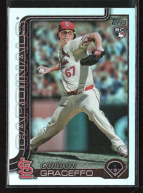 Gordon Graceffo 2025 Topps #610 Rainbow Foil Rookie RAW
