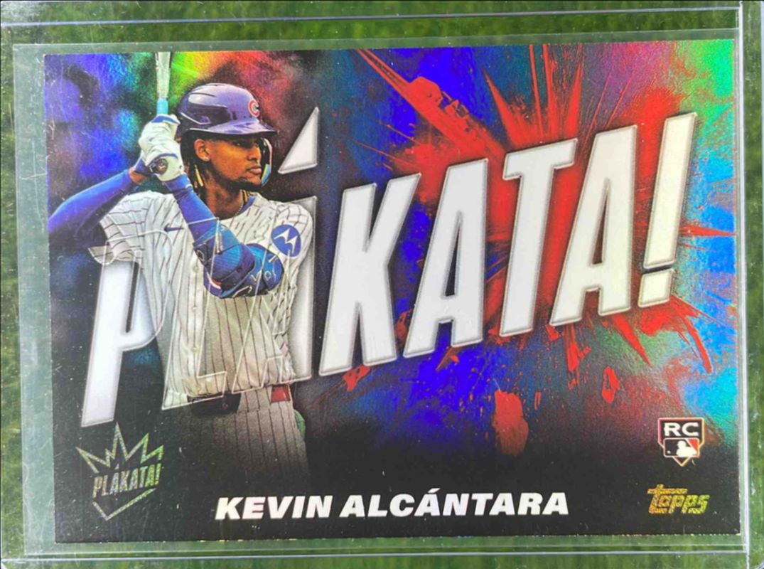 Kevin Alcantara 2025 Topps #PLAK-41 Plakata (Series 2) Rookie RAW