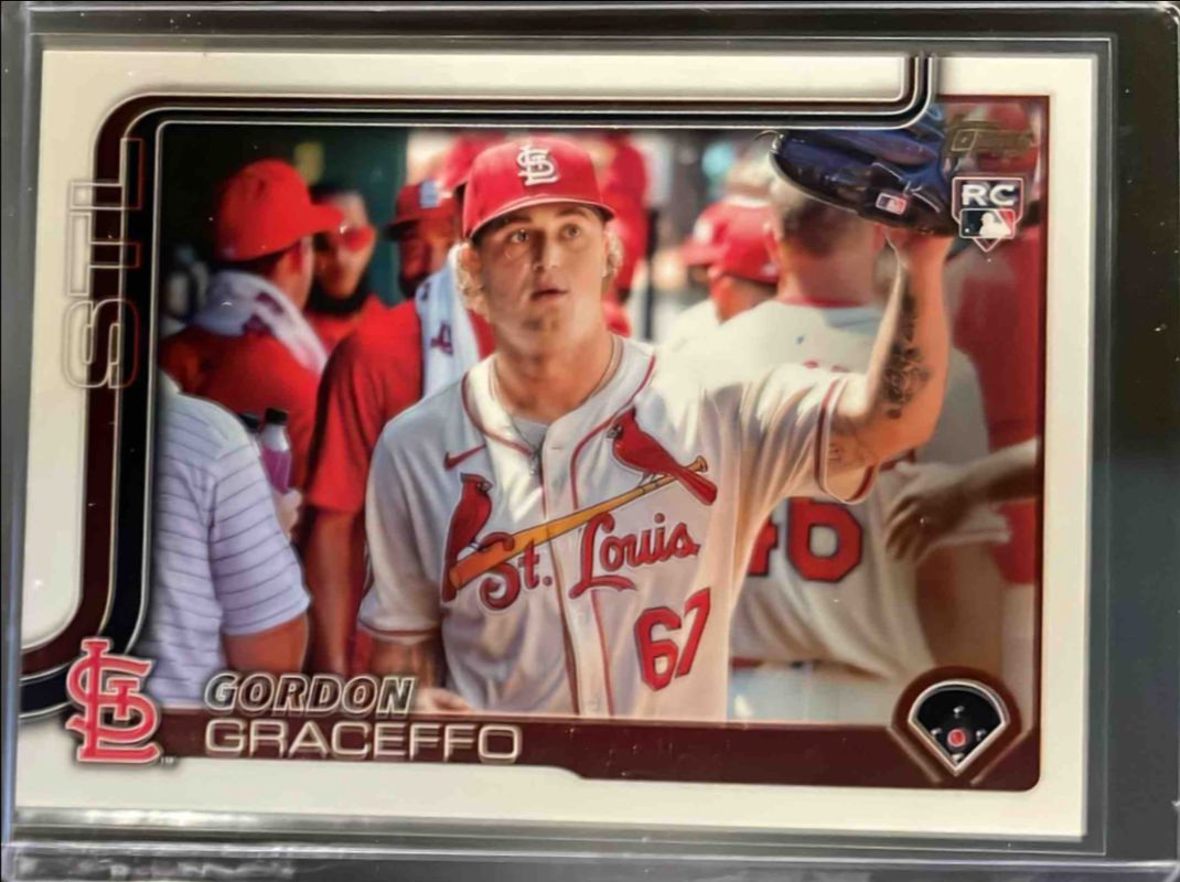 Gordon Graceffo 2025 Topps #610 Golden Mirror Image Variation /(SSP) Rookie RAW