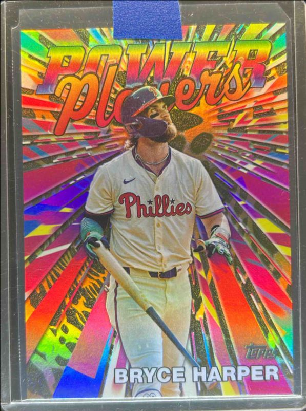 Bryce Harper 2025 Topps #PP-13 Power Players - Gold /50 RAW