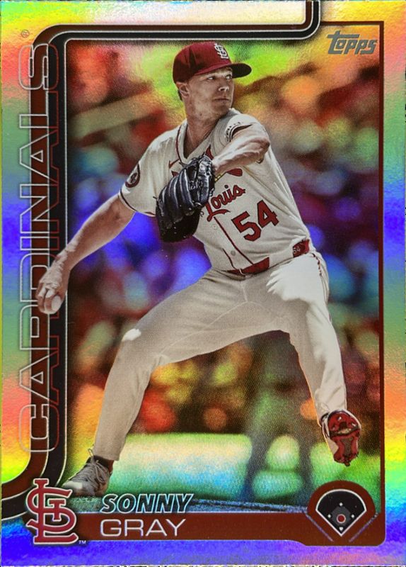 Sonny Gray 2025 Topps #306 Rainbow Foil RAW