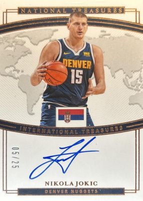 2018 National Treasures #IT-NJK International Treasures Autographs - Bronze (/25)