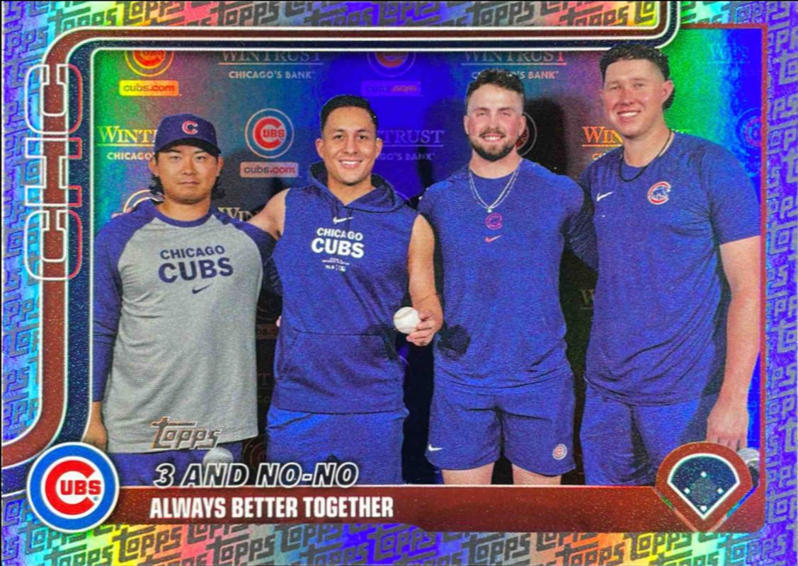 Shota Imanaga 2025 Topps #517 Topps Foil Pattern RAW