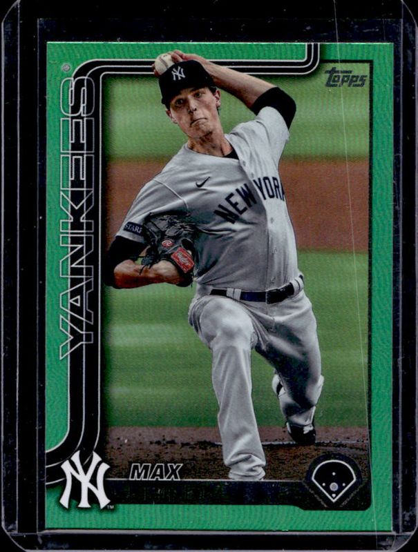 Max Fried 2025 Topps #609 Green Rainbow /99 RAW