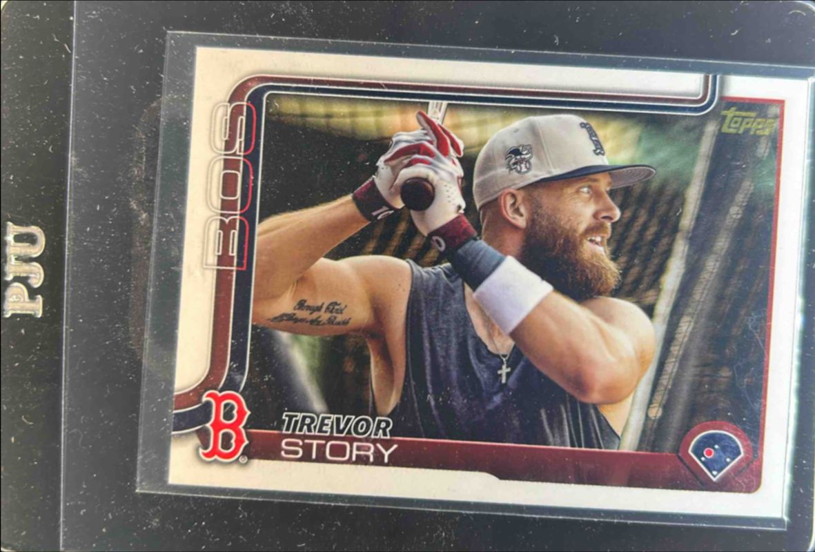 Trevor Story 2025 Topps #577 Golden Mirror Image Variation /(SSP) RAW