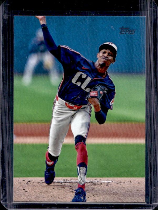 Triston McKenzie 2025 Topps #645 True Photo RAW