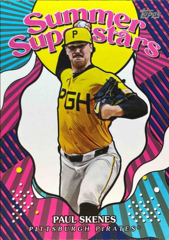 Paul Skenes 2025 Topps #SS-34 Summer Superstars RAW