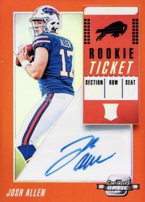 2018 Contenders Optic #105 Rookie Ticket Auto - Orange (/25)
