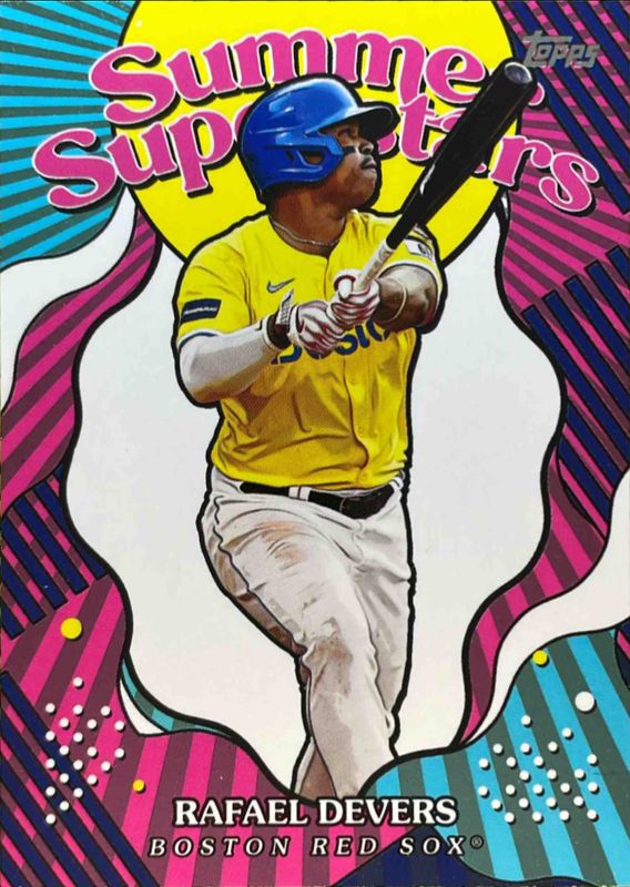 Rafael Devers 2025 Topps #SS-9 Summer Superstars RAW