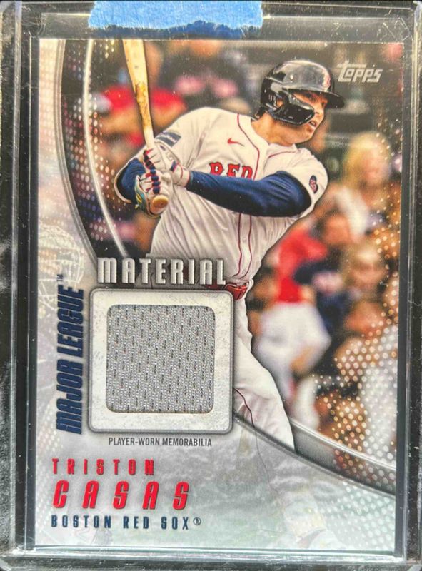 Triston Casas 2025 Topps #MLM2-TC Major League Material Relics (Series 2) RAW