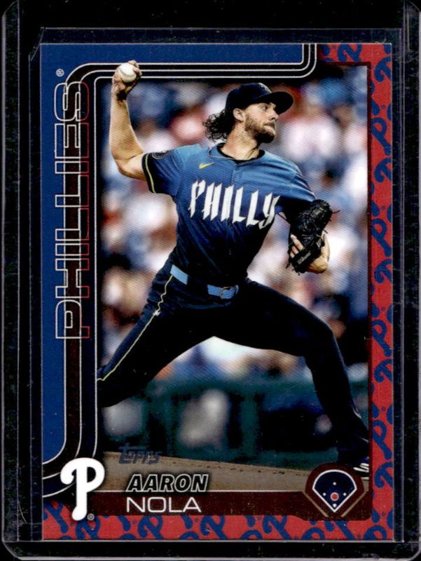 Aaron Nola 2025 Topps #454 Team Color RAW