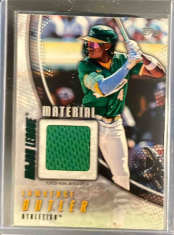 Lawrence Butler 2025 Topps #MLM2-LB Major League Material Relics (Series 2) RAW