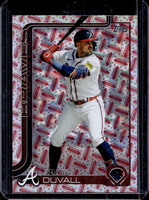 Adam Duvall 2025 Topps #654 Holiday Hot Dogs /99 RAW