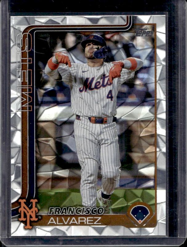 Francisco Alvarez 2025 Topps #171 Diamante Foil RAW