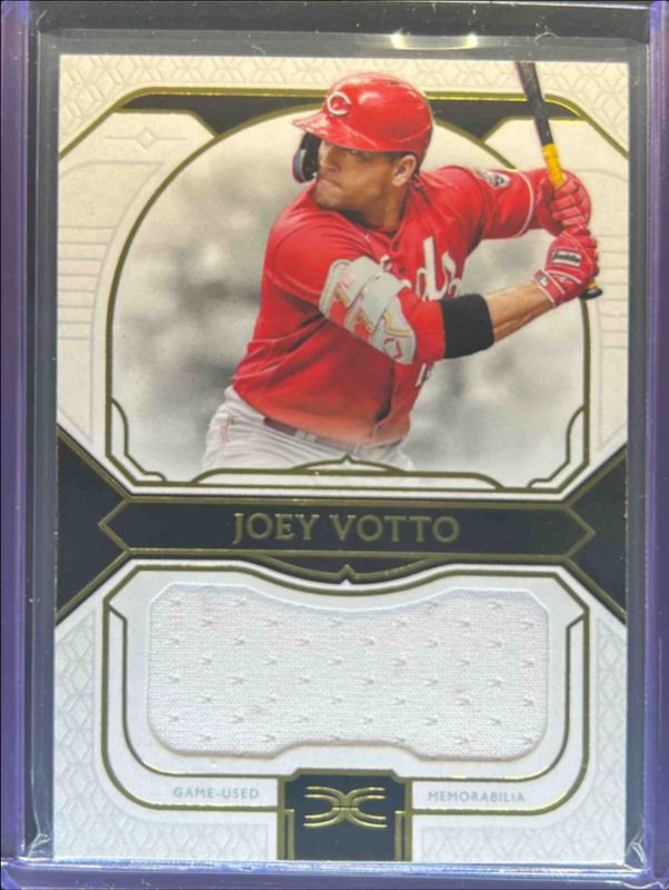 Joey Votto 2025 Topps #MLM-JV Major League Material Relics - Gold /50 RAW